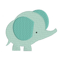 Stickdatei - Dschungeltiere Elefant 2